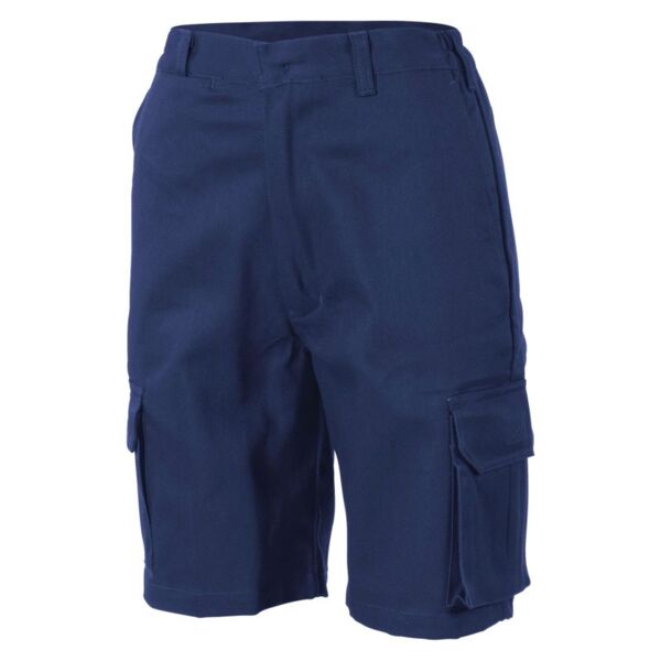 Womens Cotton Drill Cargo Shorts Thumbnail